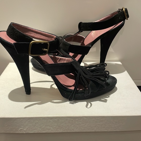 FRINGE HEELS - Picture 3 of 6